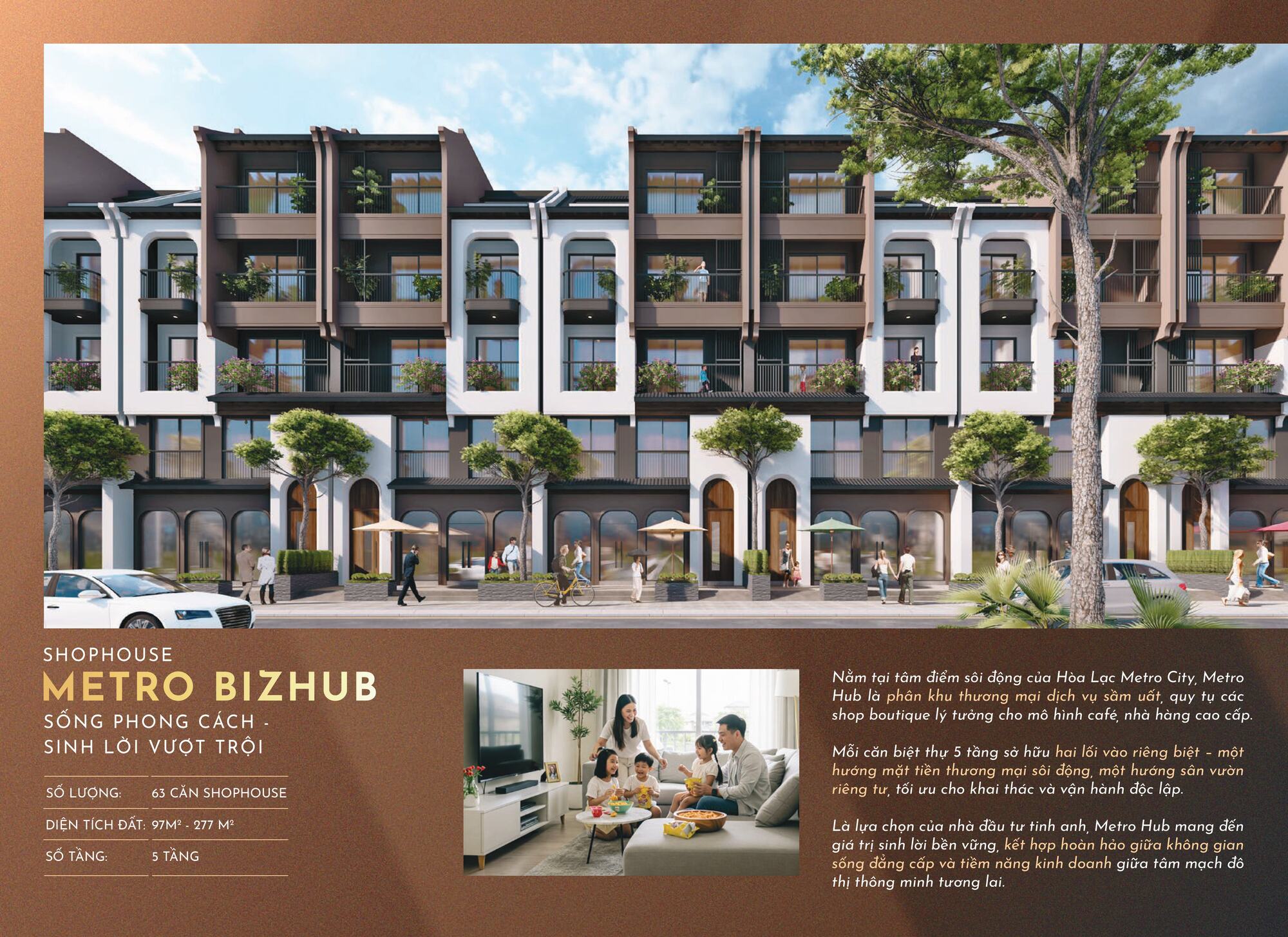Phối cảnh Shophouse Hòa Long Metro City
