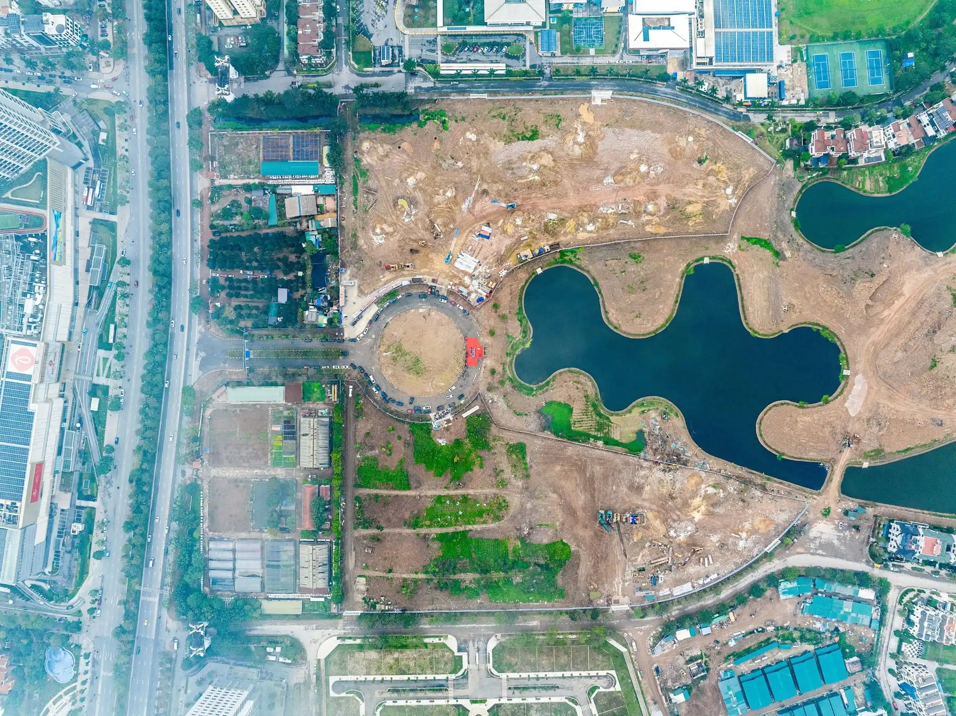Toàn cảnh lô đất CT05-6 tại khu đô thị Ciputra, đối diện Lotte Mall Tây Hồ